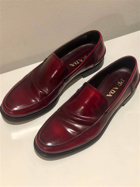 prada scarlet loafers|Men's Loafers .